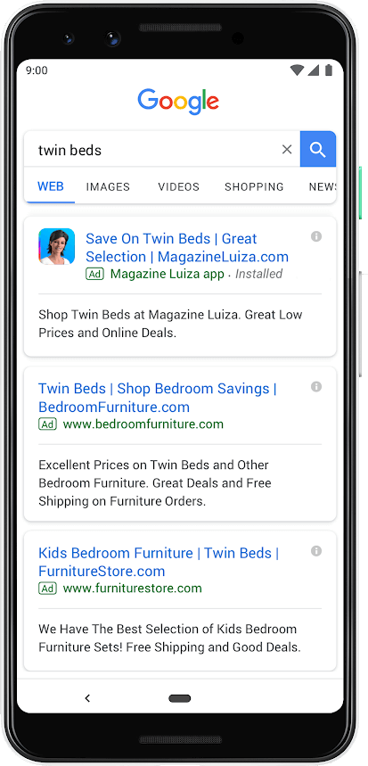 Google Ads Mobile